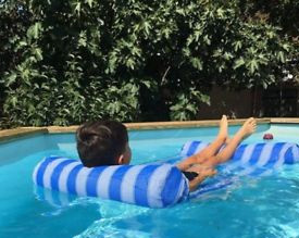 Floating pool hammock